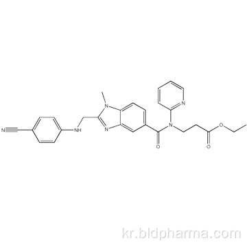 3-[[[2-[[(4-시아노페닐)아미노]메틸]-1-메틸-1H-벤즈이미다졸-5-일]카르보닐]피리딘-2-일아미노]프로피온산 에틸 에스테르